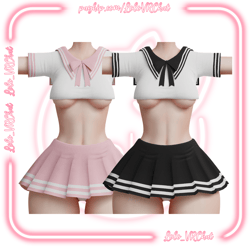 ♡ Naughty School Girl Outfit [remake] ♡