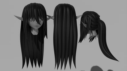 Ponytail and Long Hair
