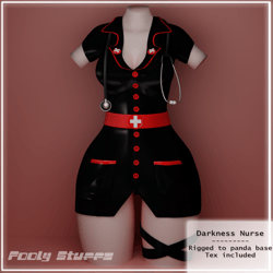 Darkness Nurse Outfit ♡ [Commercial Use]