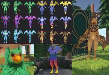 Griffin Avatar for VRChat and Other Use