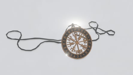 Vegvisir necklace