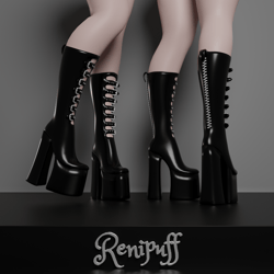 "Queen of Seduction" Platform Boots