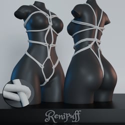 "Slightly Sinful" shibari rope