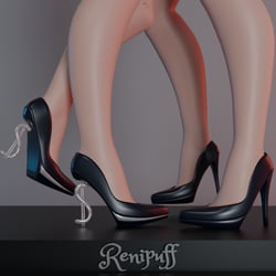 "Down to Business" Heels (2 versions)