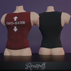 "Too Hot to Care" Tank Top (Nitro)