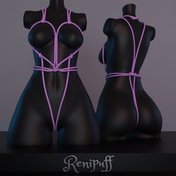 "Love me all night" Shibari rope