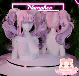 Gyaru Hair Pack - Vrchat Hair Asset