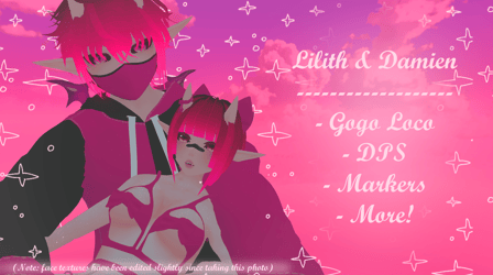⛧ 𑁋 Lilith & Damien - Pink Demon Couple Bundle 𑁋 ⛧ Quest Compatible