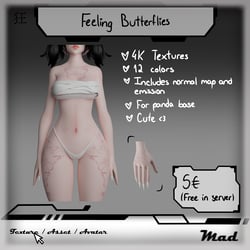 Feeling Butterflies | Texture for Panda's Base (FREE IN SERVER)