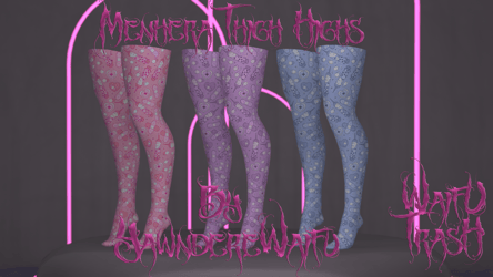 Menhera Thigh Highs (free for Nitro)