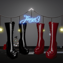 Laced Platform Boots