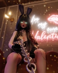 ❝ iris the goth bunny girl v2 ❞ ༺☆༻ ꒰PC ONLY + DPS + GOGO LOCO꒱ 