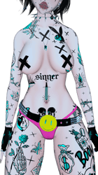 Playgirl Tattoo Texture (ZinFit)