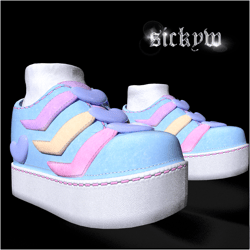 ✧*..´ hearty shoes ( check images, 8 textures) VRCHAT assets