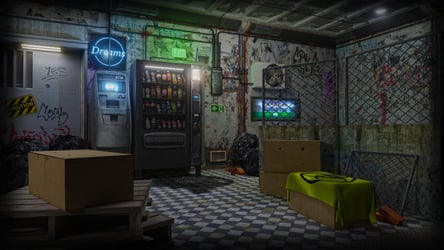 Cyberpunk Basement Props Pack Kitbash