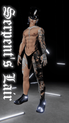 Memento Mori Tattoo Texture (Ace V2-V4)(Zinpia Mike Head) Face Texture Included