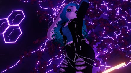Emmie The Punk Bunny (3.0 Vrchat Avatars) Quest Version Included!