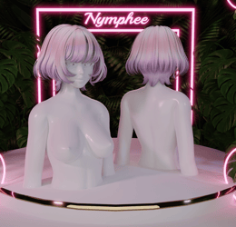 Shroom Hair - Vrchat Hair Asset