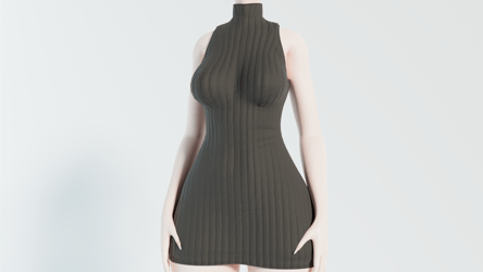 .:Beautsie:. Turtleneck Dress