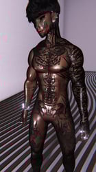 SAK YANT MALE BODY TEXTURE- ACE