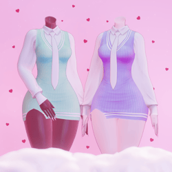 Gossip Dress - VRChat Asset