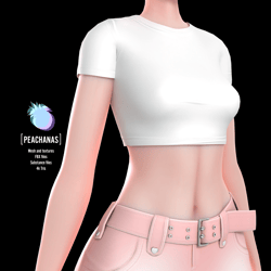 [FID] Petite Simple Crop Tee [Zinpia Fit]