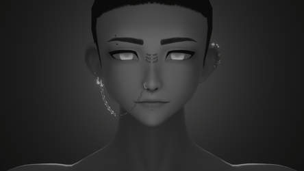 Piercings Set | [3D Asset] | Zin Head