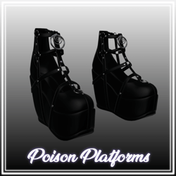 Poison - Platform Wedges