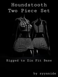 Houndstooth Two Piece Set - Server Freebie