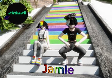 Jamie Gender Fluid Rainbow Lover (Server Free) (Quest Compatible) (SFW)