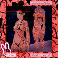 Valentines Transparent texture - Zin fit base/Nessy head