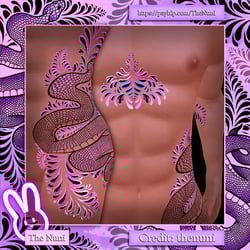 Snakey Tattoo texture - Ace v3