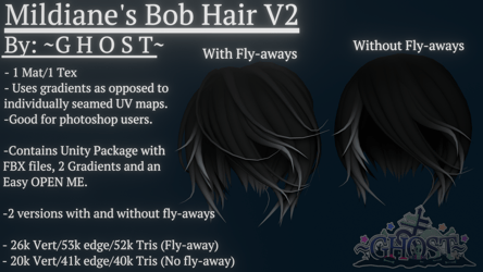 Mildiane's Bob Hair V2