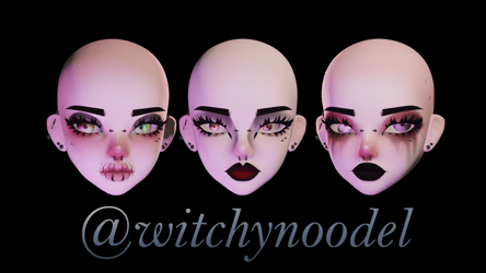 Goth Makeup Pack - Venus Head