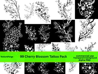 Cherry Blossom Tattoo Pack