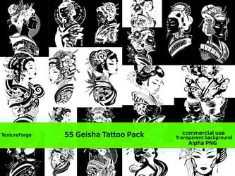 Geisha Tattoo Pack