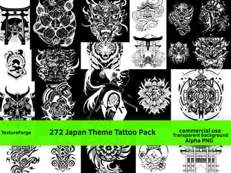 Japan Theme Tattoo Pack