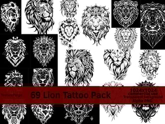 Lion Tattoo Pack