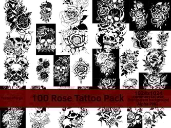 Rose 2 Tattoo Pack