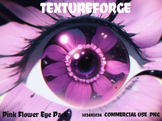 Pink Flower Eye Pack