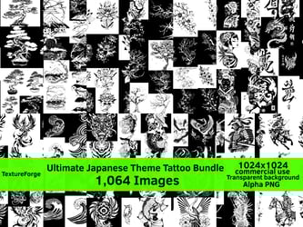 Ultimate Japanese Theme Tattoo Bundle