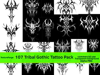 Tribal Gothic Tattoo Pack
