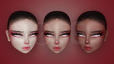 Shimmer Hearts | Savi Head Texture | Free In Nitro