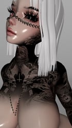 BEWARE FEMALE FACE TEXTURE - ZIN HEAD