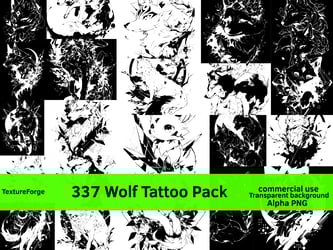 Wolf 2 Tattoo Pack