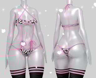 Milk cow outfit / Zinpia'fit base / C&P / ASSET FOR VRC