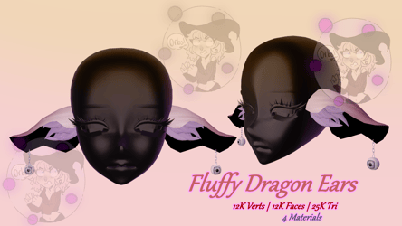 Fluffy Dragon Ears
