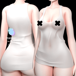 Wet Tank Dress [Zinpia Fit]