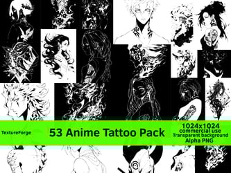 Anime Tattoo Pack