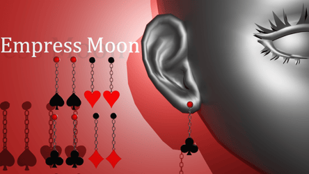 Playing Card Earring Set (Free in Nitro)